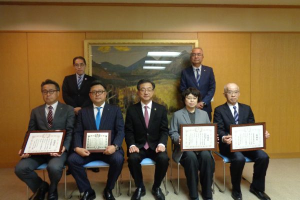 献血活動への取り組みが認められ、感謝状を拝受しました